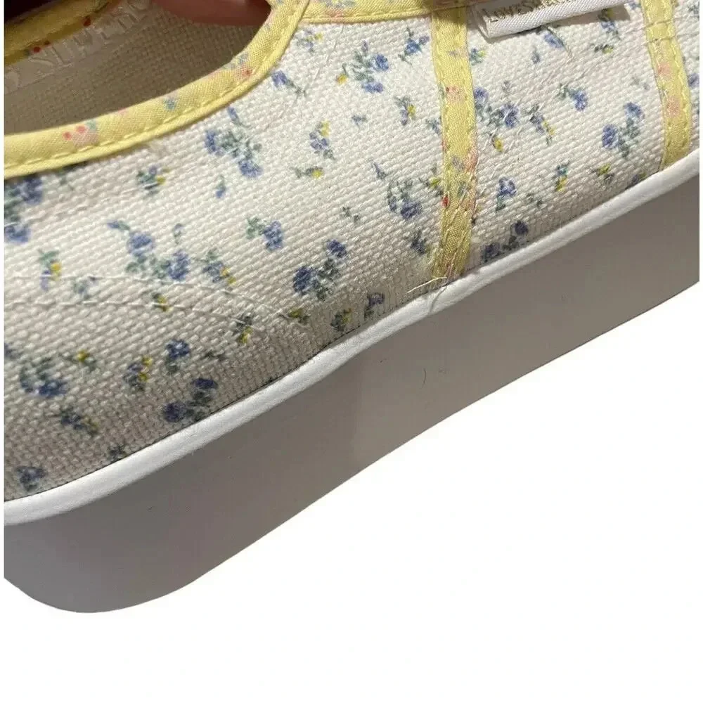 LoveShackFancy Superga Platform Sneakers sz EU 40 US 9 Low Top Yellow Blue Shoes - Picture 15 of 16